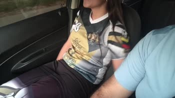 MayyLu's Uber Ride Turns Naughty - A Sexy Solo Ride