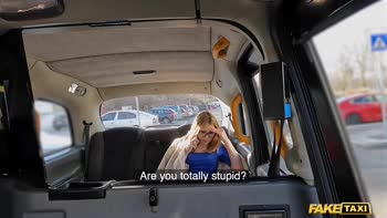 Teen (18+) Taxi Seduction: Czech Cutie Rika Fane's Glasses-Fueled Ride