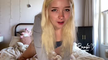Bambi Paige Teaches You to Be a Good Boy with Cei Encouragement