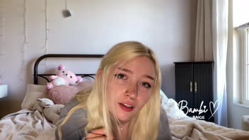 Bambi Paige Teaches You to Be a Good Boy with Cei Encouragement