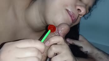 Perverted Ebony's Insatiable Thirst: Two Dicks Deep in Her Hungry Mouth