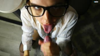 Sunako_Kirishiki - Sunako Kirishiki's Racy Role Play: Teacher's Mini Skirt POV Blowjob