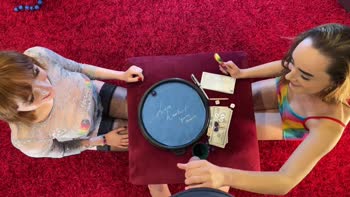 Alice & BFF Redhead Handjob Challenge: Ignoring Edging Pov