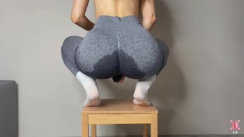 Squirt Queen Carolinajackson's Gym Leggings Orgasm
