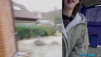 Blowjob in Public at the Train Station then Fucked - Public Agent