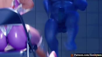 KingVideoHD's DVA Takes Big Cock in 60FPS Futa Fantasy