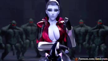 KingVideoHD's DVA Takes Big Cock in 60FPS Futa Fantasy