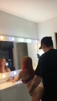SkinnyOrange's Sizzling Step Fantasy: Blowjob and Masturbation Before Work