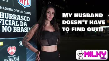 Cheating Wife's Anal Delight: Caught on the Street