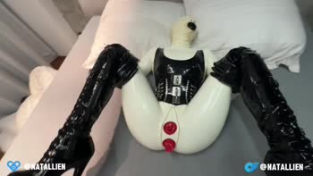 LTX Natallien - Natallien's Latex Fantasy: All Holes Filled POV Fun