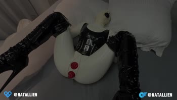 LTX Natallien - Natallien's Latex Fantasy: All Holes Filled POV Fun