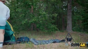 RIM4K. Swap wives, mutual rimming and anal fuck in the forest