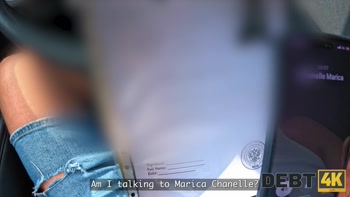 DEBT4k. He Came for the Payment. Marica Chanelle just Cum