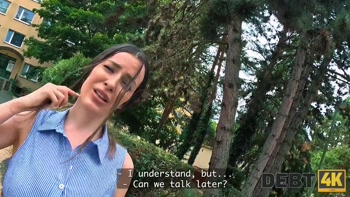 DEBT4k. He Came for the Payment. Marica Chanelle just Cum