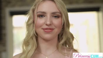 Britt Blair's Stepbrother Fantasy - 60FPS POV Masturbation & Blowjob