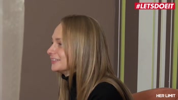HERLIMIT - Young Blonde Ivana Hardcore Face Fucking And Anal Session Full Scene