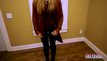 Lusty Ginger Keaton Finger Fucks Her Twat To Give A Deep BJ!