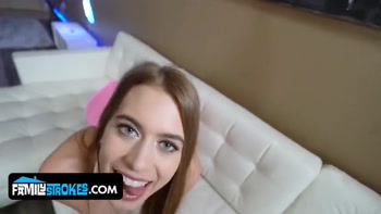 Daddy Obsession - Jill Kassidy Milks Her Stepdaddy’s Stress Right Out of His Massive Cock