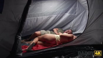 DADDY4K. Tempting outdoor sex between young and big-titted Era Queen and old George Uhl