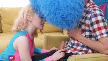 Milana & Mia Parker's Cheerleader Threesome Frenzy