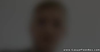 Teen (18+) Brunette's Casual Fuck with a Gentleman's Thick Cock