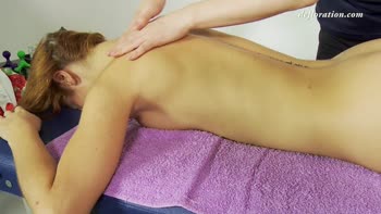 First-Time Russian Babe's Hymen Massage