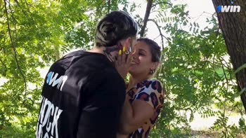 Villa Anderson's Outdoor Orgy: Big Ass Latina's Face-Fucked in Public