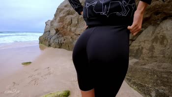 Noratheo's Wild Beach Creampie POV