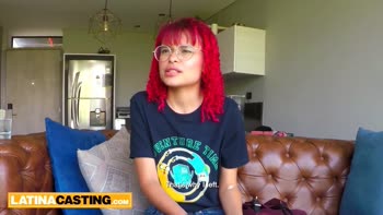 Rough Latino Lovemaking: Redhead Latina's Seedy Casting Audition