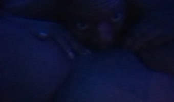 CumSplashXXX's Ebony Delight: Licking and Pleasuring Her Pussy