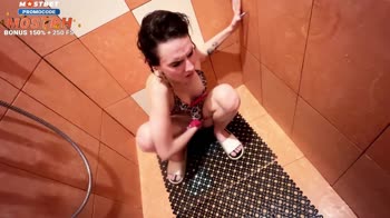 Darcy Dark's Sauna Seduction: Fast L-Side Sex in a Bikini