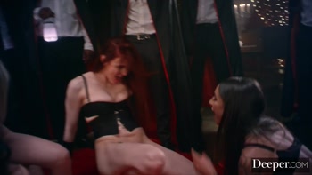 Deeper. Lulu, April, Jasmine & Isiah Serve Mistress Maitland