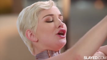 SLAYED Lesbian Freya Parker Knows How To Gape Sky Blue Naturally
