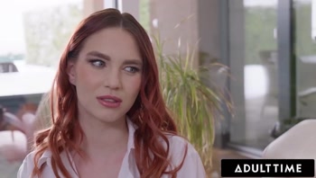 ADULT TIME - Naughty Redhead Student Leya Desantis Has Anal Affair With Pervert Teacher After Class
