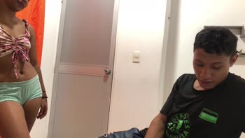 Colombian Cutie JohannaSK Seduces Computer Technician