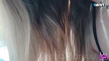 DivinaProducciones - Argentine Babe Divina Producciones Sizzles in Public Beach Sex