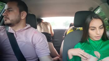 Sonya_fox & Friends Make Steamy Public Play in My Ride