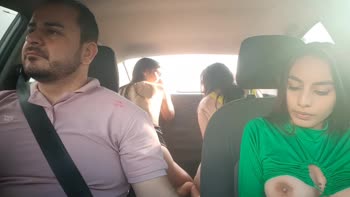 Sonya_fox & Friends Make Steamy Public Play in My Ride