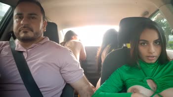 Sonya_fox & Friends Make Steamy Public Play in My Ride