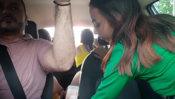 Sonya_fox & Friends Make Steamy Public Play in My Ride