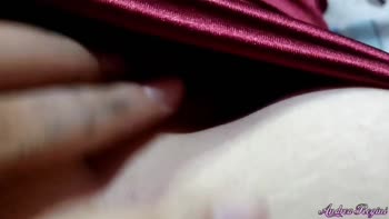 Andrea Regini's Red Dress Seduction: Fingered POV