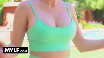 Britney Amber - Sultry MILFs Unleash Their Inner Fitness Freaks
