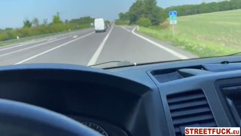 Oxana Chic's Highway Ride: Temptation Unleashed