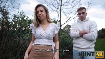 HUNT4K. PDA to Pound Town. Hot sex with Andrea