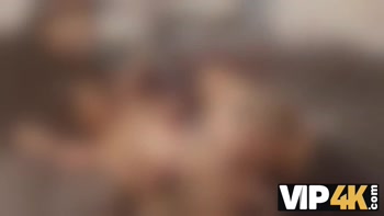 VIP4K. A Latina enjoys Riding another Man's Dick