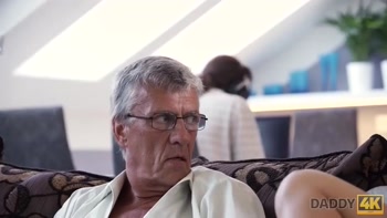 DADDY4K. Cock of mature step dad satisfies girl's need in good...