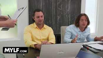 Boss's : Jordan Maxx Teases Pervy Employees with Big Tits and Ass