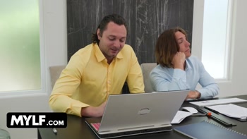 Boss's : Jordan Maxx Teases Pervy Employees with Big Tits and Ass