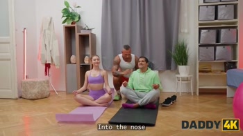 DADDY4K. My trainer had a New piece of equipment in his pants