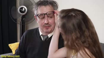 Teen (18+) Temptress Seduced by Stepdad's Thick Cock